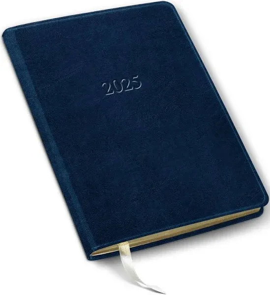 2025 Desk Monthly Leather Planner