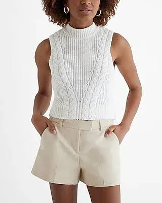 Express Women's Mid Rise Tailored Shorts