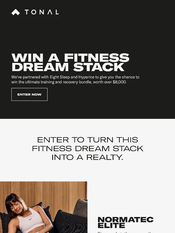Tonal - There's a fitness dream stack with your name on it