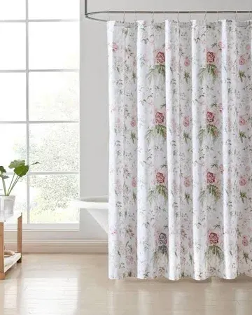 Laura Ashley Breezy Floral Shower Curtain