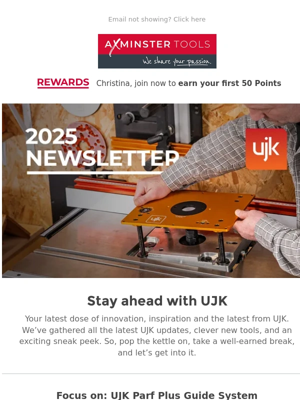 Axminster Tools - What’s new with U... JK ?️