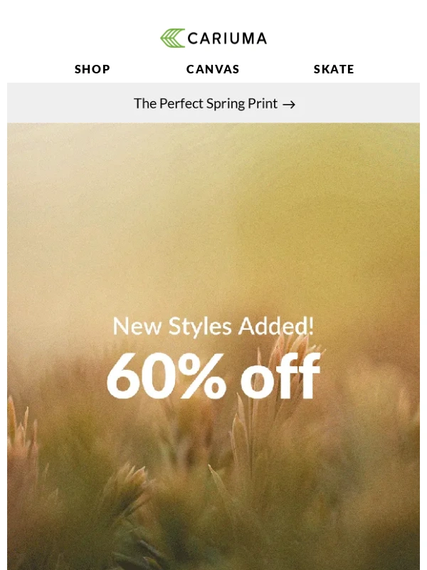 CARIUMA - 60% Off - Bestselling Styles Added!