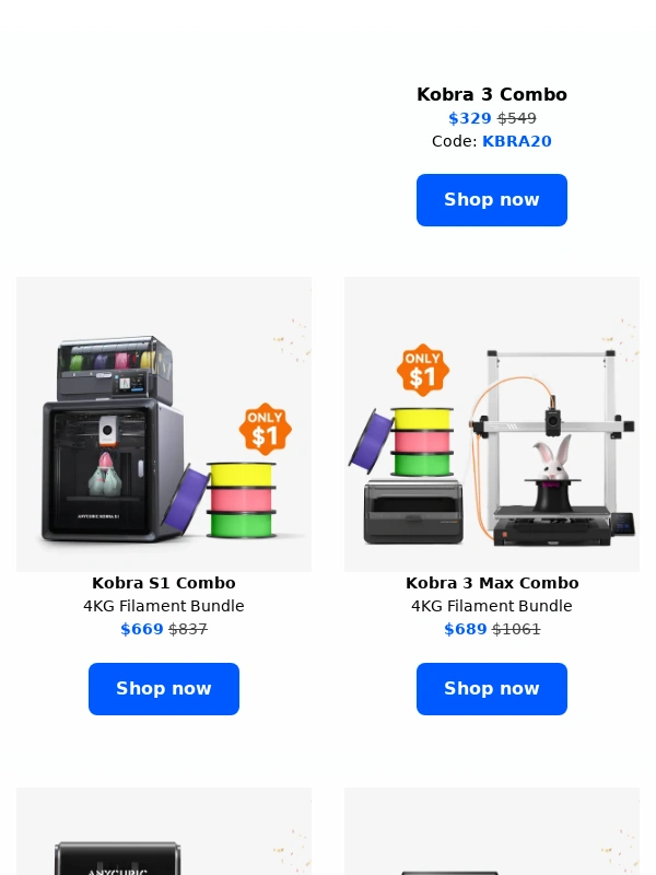 ANYCUBIC - Encore Deal?: The $1 Material Deal Returns with an Upgrade!