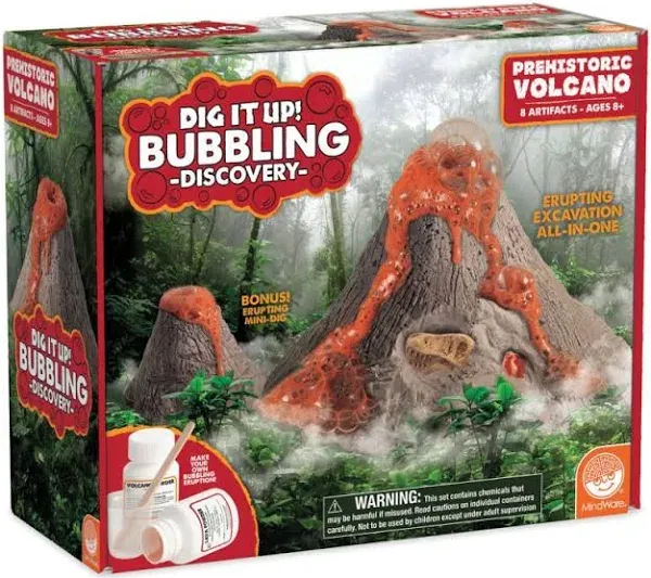 MindWare Dig It Up! Bubbling Volcano Discovery Kit