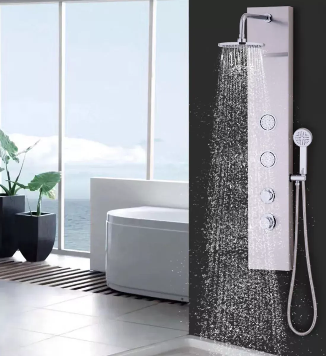 GoPlus Costway 47'' Stainless Steel Massage Jet Shower Panel