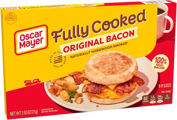 Oscar Mayer Original Fully Cooked Bacon