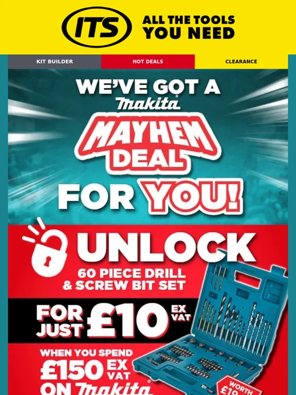 ITS - Makita fans - grab yourself a MAYHEM DEAL!! ??