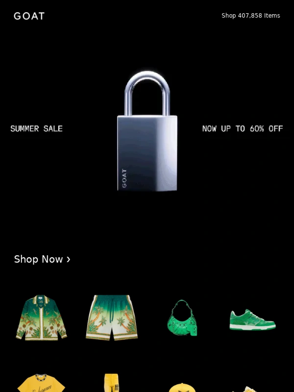 Goat - SUMMER SALE: Now Up to 60% Off