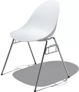 Industry West Stax Chair White
