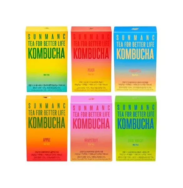 SUNMANC Tea For Better Life Kombucha Mini Pack Bundle Set