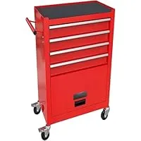 4-Drawer Tool Chest Rolling Tool Cart On Wheels