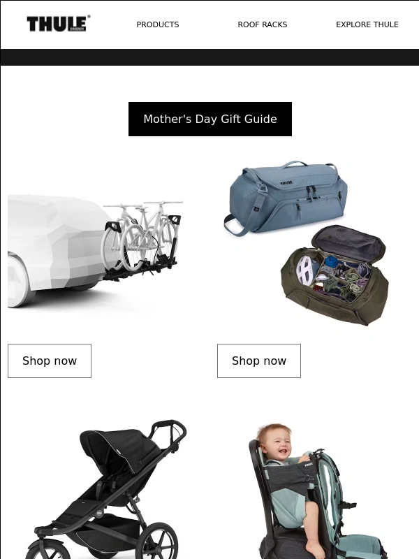 Thule - Here's your Mother's Day gift guide!