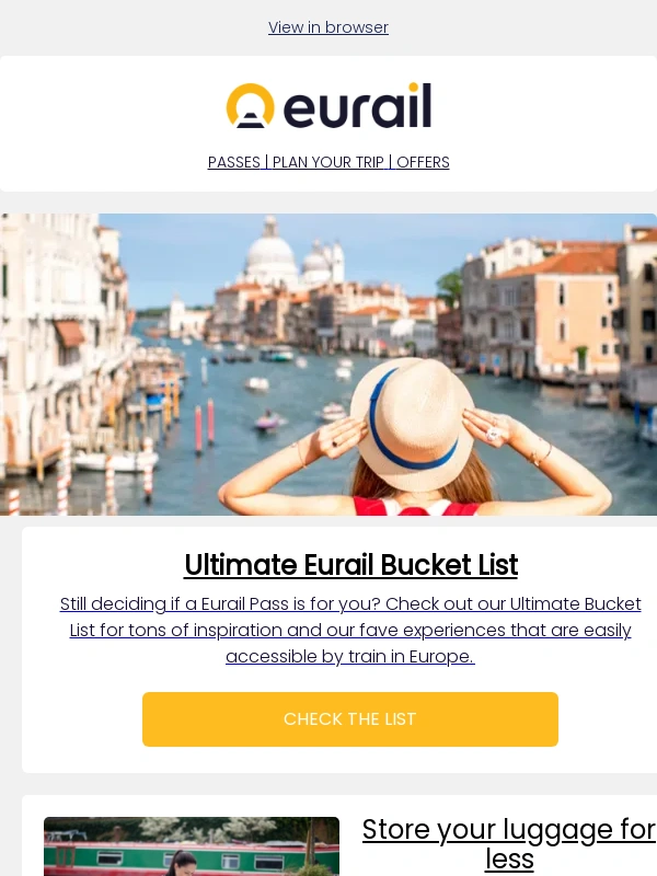 Eurail - What’s on your Eurail Bucket List for 2025?