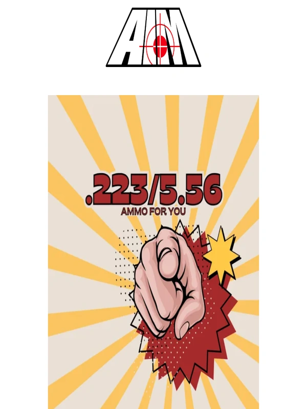AIM Surplus - 223/5.56 Ammo for You!