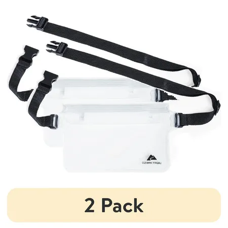 2-Count Ozark Trail Waterproof Waist Pouch w/ Strap $7.97 ($3.99 each) + Free S&H w/ Walmart+ or on $35+