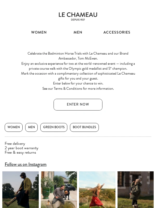 Le Chameau - An Exclusive Experience at the Badminton Horse Trials