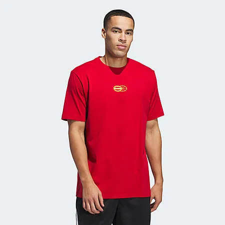 adidas Men's Pick-Up Game Graphic Tee (Team Power Red) $14.85 + Free Shipping