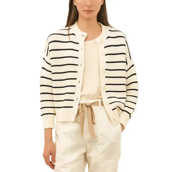 Alex Mill Nico Striped Cardigan in Cotton
