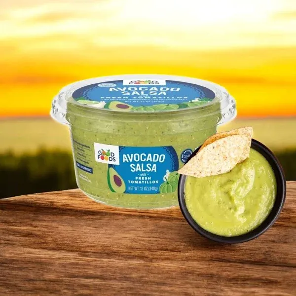Food Lion Avocado Salsa with Fresh Tomatillo