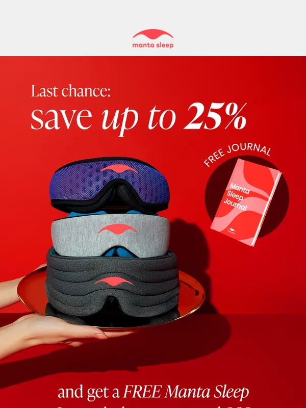Manta Sleep - Tiered discounts are back: get up to 25% off! ??️