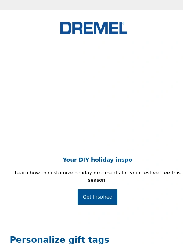 Dremel - ? Decorate a Pinterest worthy tree