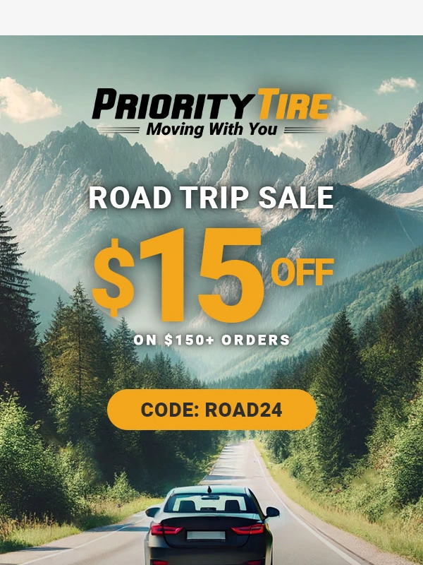 Priority Tire - Road Trip Ready: Unbeatable Tire Sale Now On! ??