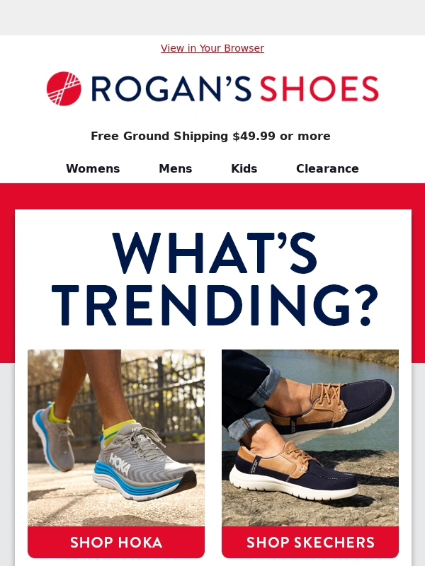 Rogans Shoes - Trending Footwear From Rogan's Shoes