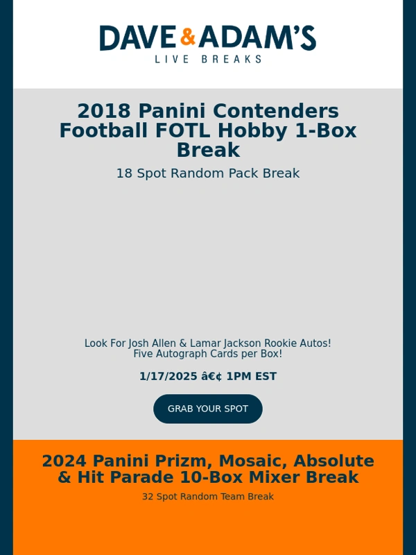 Dave & Adam's Card World - Break with us on Twitch,Fanatics Live,Whatnot & TikTok!