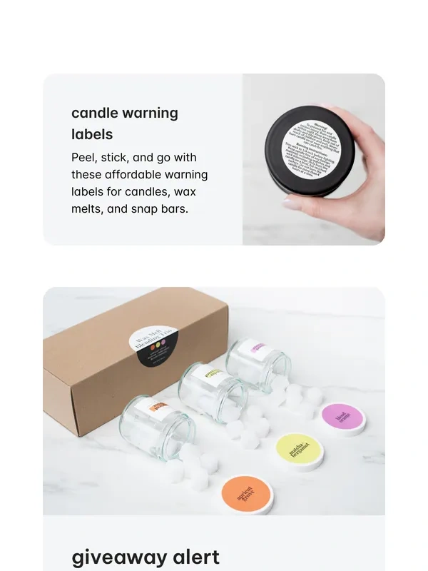 CandleScience - Packaging,labeling,and shipping made easy