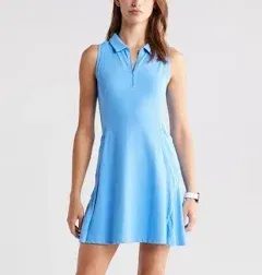 Replay Sleeveless Polo Dress & Shorts Set