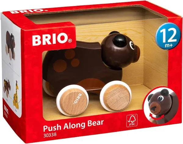 BRIO Baby Push Along Bear