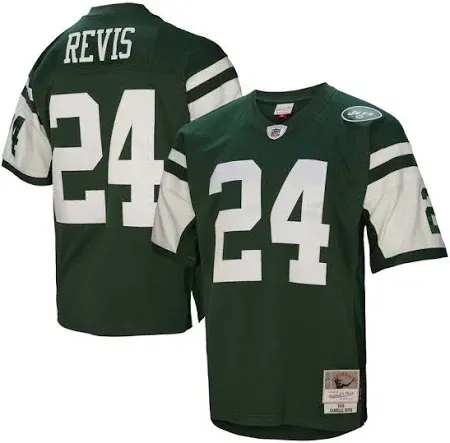 Men's Mitchell & Ness Darrelle Revis Green New York Jets Legacy Jersey