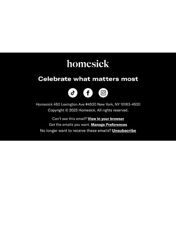 Homesick Candles - LIMITED TIME | UP TO 60% OFF
