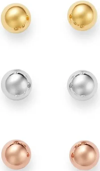Bloomingdale's 14K Gold Ball Stud Earrings Set