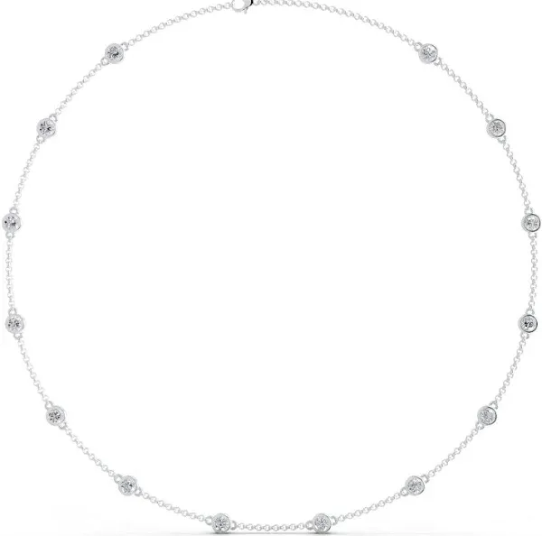 Tamira 3 Carat Diamond Collier in 14k Rose Gold