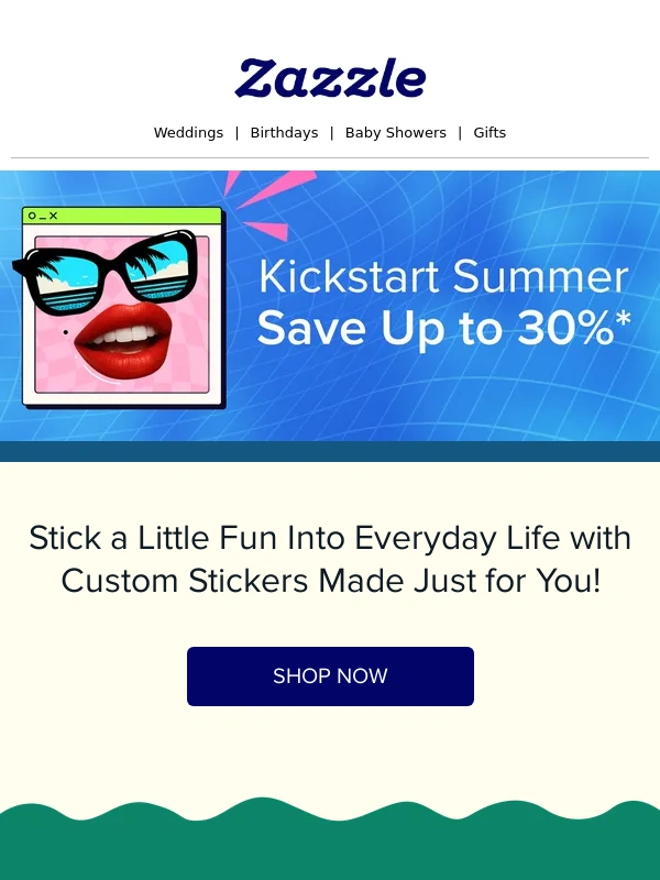 Zazzle - Ends Soon: Huge Savings on Stickers!