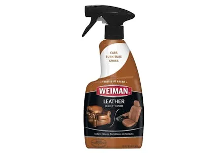 Weiman Leather Cleaner and Conditioner, 16 oz