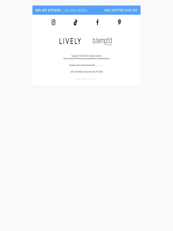 LIVELY - 80% OFF OUR #1 BRA (Plus,Her Sister Style)