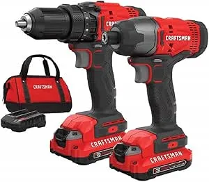 Craftsman V20* Cordless 2 Tool Combo 2 Battery Kit