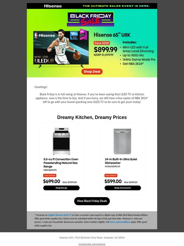 Hisense - ⬛ Black Friday Deals in full swing