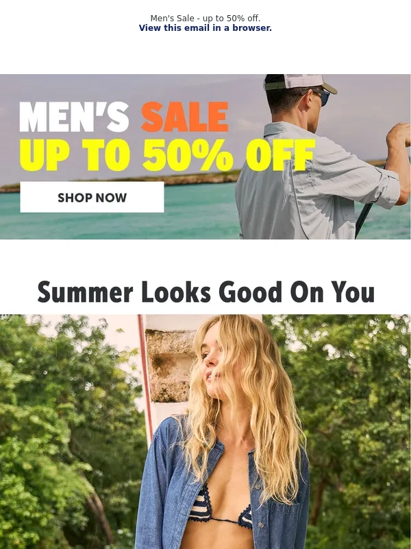 Eddie Bauer - Standout Summer Styles - Up To 50% Off
