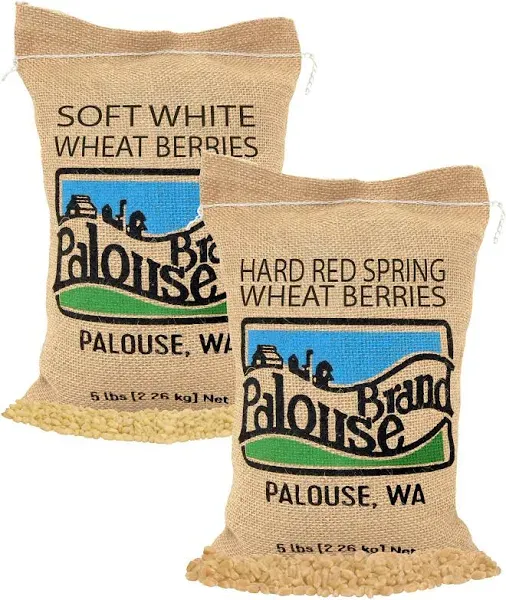 Palouse Brand Hard Red Spring and Soft White Wheat Berries