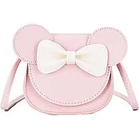 Amazon.com: Little Girls Toddlers Mini Crossbody Shoulder Bag Coin Purse with Cute Mouse Ear Bowknot : Clothing, Shoes & Jewelry $4.99