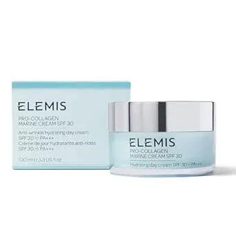 ELEMIS Pro-Collagen Marine Cream SPF 30, Lightweight Anti-Wrinkle Daily Facial Moisturizer