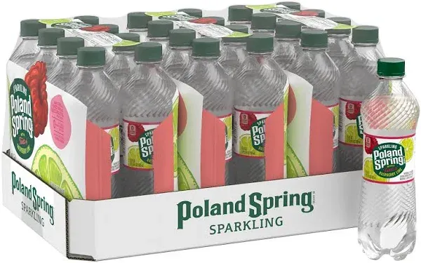 Poland Spring Raspberry Lime Sparkling Water