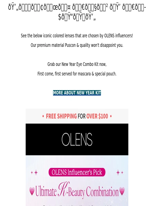Olens - ?Premium Material,Iconic K-Beauty Picks?