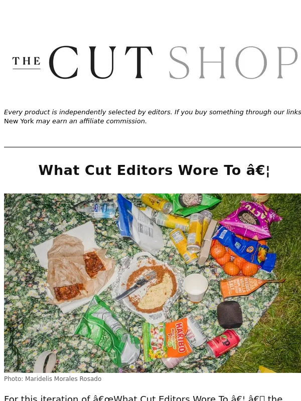 The Cut - What the Editors Wore to the Cut Picnic