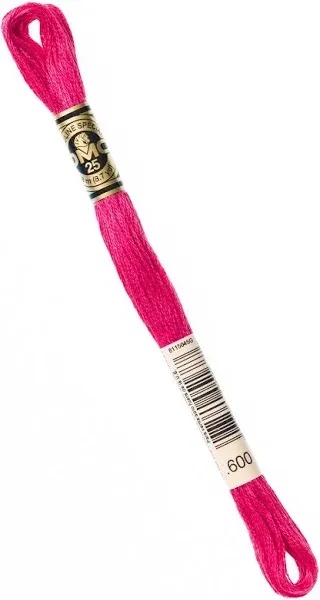 DMC Embroidery Floss 600 Very Dark Cranberry