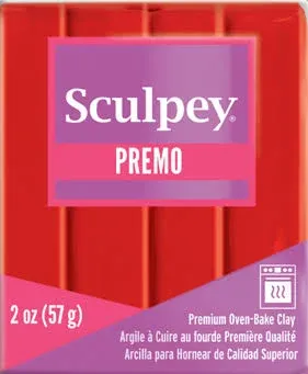 Premo Sculpey Polymer Clay Cadmium Red 2oz