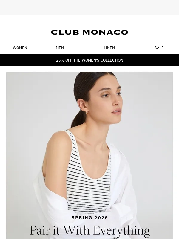 Club Monaco - How to: Capsule Wardrobe Dressing